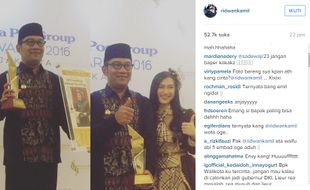 TRENDING SOSMED : Selfie Bareng Melody JKT48, Kang Emil Ngidol?