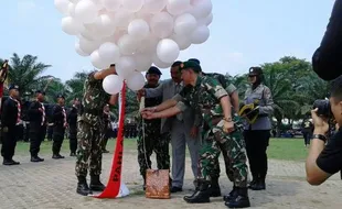 Foto Polda Jatim Jalan 4 Hari Kenang Jasin