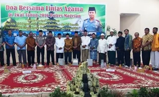 Polres Magetan Doa Bersama Lintas Agama, Ini Harapannya...