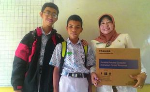 SISWA BERPRESTASI : Inilah Markus, Siswa Tunanetra Juara II OSN Tingkat Jateng