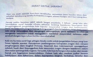 JABATAN BUPATI SRAGEN BERAKHIR : Ini Yang Dilakukan Agus Fatchur Rahman Jelang Akhir Masa Jabatan