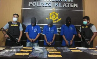 NARKOBA KLATEN : Granat Prihatin Sipir LP Klaten Jadi Tersangka Kurir Narkoba