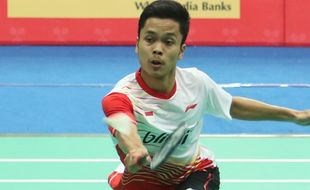 ALL ENGLAND 2017 : Anthony Ginting Lolos ke Babak Utama