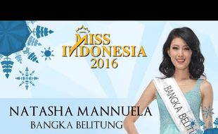 MISS INDONESIA 2016 :  Ini Jawaban Penentu Kemenangan Natasha Bangka Belitung Raih Mahkota Miss Indonesia 2016