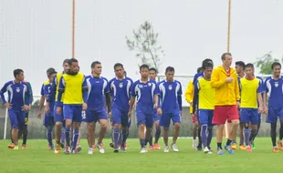 MASA DEPAN PEMAIN : Cetak Gol Untuk Arema, Pemain Asing Ini Optimistis Dikontrak Arema