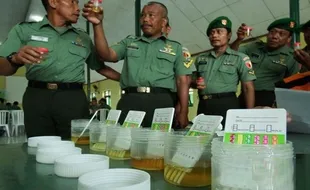 FOTO NARKOBA TNI : Urine Tentara Jombang Dites