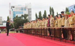 PELANTIKAN KEPALA DAERAH : Acara di Simpang Lima Dikecam Netizen, Ini Jawaban Pemprov Jateng