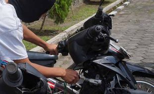 Apes! Diparkir Depan Rumah, Sepeda Motor Driver Ojol Klaten Digondol Maling