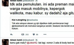 RIDWAN KAMIL DILAPORKAN KE POLISI : Kang Emil: Ini Ada Preman Kepergok, Saya Dadah-Dadah Aja Gitu?