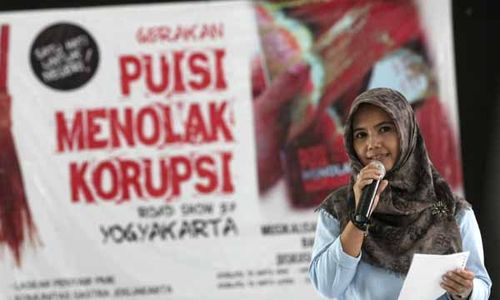 FOTO KESENIAN JOGJA : Antikorupsi Juga Disuarakan di Lapas