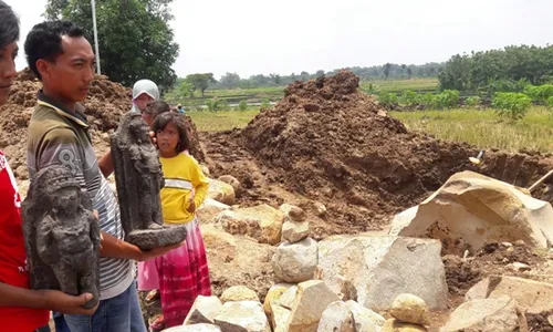 BENDA BERSEJARAH BOYOLALI : Struktur Batu Bata Kuno di Giriroto Kembali Ditemukan