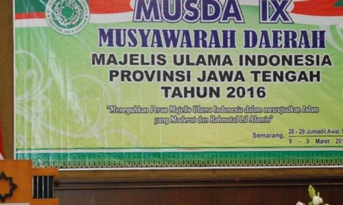 MUSDA MUI JATENG : Ahmad Darodji Kembali Pimpin MUI Jateng