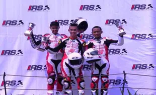 BALAP MOTOR : Pembalap Binaan AHM Dominasi Podium Supersports 600 CC IRS 2016