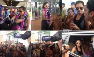 UTTARAN ANTV : Tiba di Jakarta, Tapasya Uttaran Langsung Foto Cantik Bareng Fans