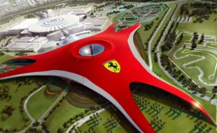 BISNIS FERRARI : Taman Bermain Bikinan Kuda Jingkrak Dilengkapi Roller Coaster Tertinggi