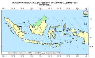 GERHANA MATAHARI TOTAL : Ini Jadwal dan Durasi GMT di Indonesia