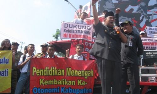 DEMO PELAJAR SUKOHARJO : Didukung Bupati dan Pimwan, Ini Isi Tuntutan Demonstran