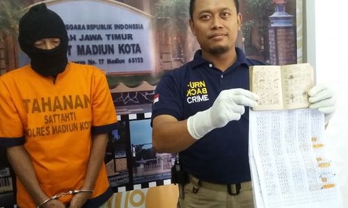 PERJUDIAN MADIUN : Jual Togel, Kakek-Kakek Asal Jiwan Ditangkap Polisi