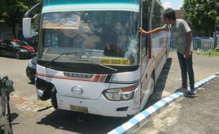 KECELAKAAN WONOGIRI : Tertabrak Bus, Karyawan Pabrik Tekstil di Sukoharjo Tewas