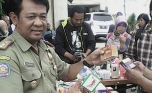 OBAT ILEGAL :  BBPOM Semarang Musnahkan Obat dan Kosmetik Ilegal Rp2,15 M