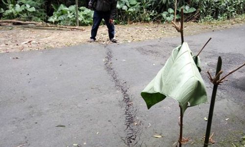 LONGSOR KARANGANYAR : Waspada, Retakan Tanah Baru di Karangpandan Berpotensi Longsor