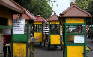 PENATAAN PKL SOLO : Baru Sebagian PKL Buka Dagangan di Selatan Stadion Sriwedari