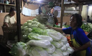 KEBUTUHAN POKOK SOLO : Harga Sayuran di Solo Anjlok, Ini Alasannya