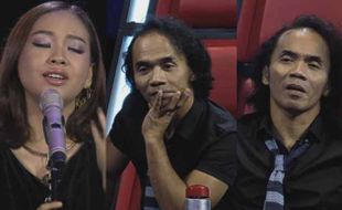 THE VOICE INDONESIA RCTI : Disihir Gloria Jessica, Begini Ekpresi Kaka Slank