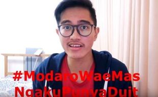 YOUTUBE ANAK JOKOWI : Video Terbaru, Kaesang Sentil Pencitraan dan Pilgub DKI Jakarta