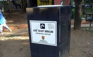 FASILITAS UMUM SEMARANG : Air Siap Minum Taman KB Mangkrak, Siapa Salah?