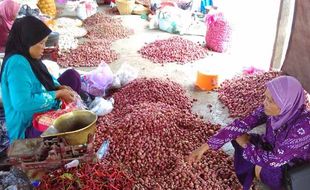 HARGA KEBUTUHAN POKOK : Harga Bawang Merah Stabil Tinggi, Apa Penyebabnya?