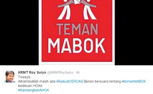 TRENDING SOSMED : Sindir Ahok, Roy Suryo Unggah Meme “Teman Mabok”