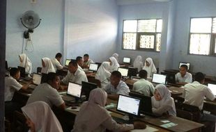 UNBK 2017 : Alami Gangguan Teknis, 242 Siswa di Gunungkidul Ikuti Ujian Susulan