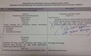 SUAP REKLAMASI JAKARTA : DPRD Kejar Soal Kontribusi Pengembang, Ahok: yang Nyolong Siapa? Bingung Aku