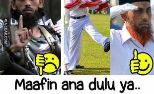 MEME LUCU : Umar Patek Ikut Jadi Meme “Dear Mantan”