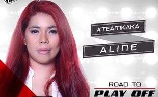 THE VOICE INDONESIA RCTI : Dapat 4 Standing Ovation, Aline Lolos