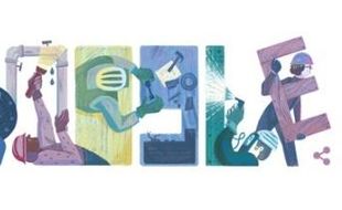 GOOGLE DOODLE : May Day, Google Peringati Hari Buruh Sedunia