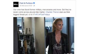 FILM FAST AND FURIOUS: Bocoran! Cewek Fans Metallica Ini Jadi Musuh Toretto di Fast 8