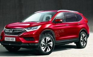 MOBIL HONDA : Begini Kira-Kira Tampang CR-V Model 2017