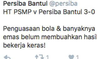 ISC B 2016 : MOJOKERTO PUTRA VS PERSIBA BANTUL : Babak Pertama, Gawang Laskar Sultan Agung Dibobol Tiga Kali