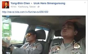 TRENDING SOSMED : Nyanyi Lagu Mandarin, Polisi Indonesia Hebohkan Tiongkok