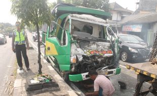 KECELAKAAN KLATEN : Laka Karambol di Perempatan Bendogantungan, 1 Luka Berat