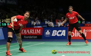 INDONESIA OPEN 2016 : Kalah Kelas, Anggia/Ketut Terhenti di Perempatfinal