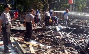 KEBAKARAN SRAGEN : Rumah Bayan di Sumberlawang Terbakar, Duit Raskin Rp25 Juta Hangus