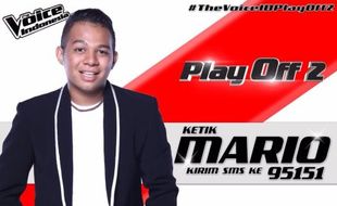 THE VOICE INDONESIA RCTI : Wow, Mario Dapat Standing Ovation