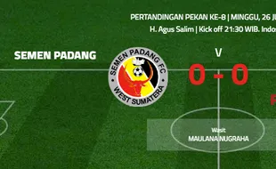 ISC A 2016 : SEMEN PADANG VS PS TNI : Preview, Prediksi dan Prakiraan Pemain