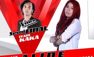 THE VOICE INDONESIA RCTI : Wow, Aline Dapat Standing Ovation dari Seluruh Coach