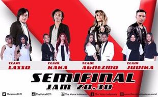 THE VOICE INDONESIA RCTI : Malam Ini Hadir Lebih Awal, Inilah 8 Peserta Semi Final