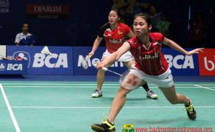 INDONESIA OPEN 2016 : Sengit 76 Menit, Tiara/Rizki Menyerah dari Pasangan Belanda