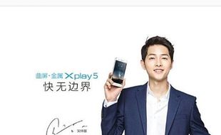 SMARTPHONE TERBARU : Vivo-Song Joong Ki Pamer Ponsel Transparan